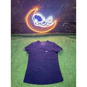 Set Of Figs Technical‎ Collection Womens Size XS Blue Nursing Scrubs